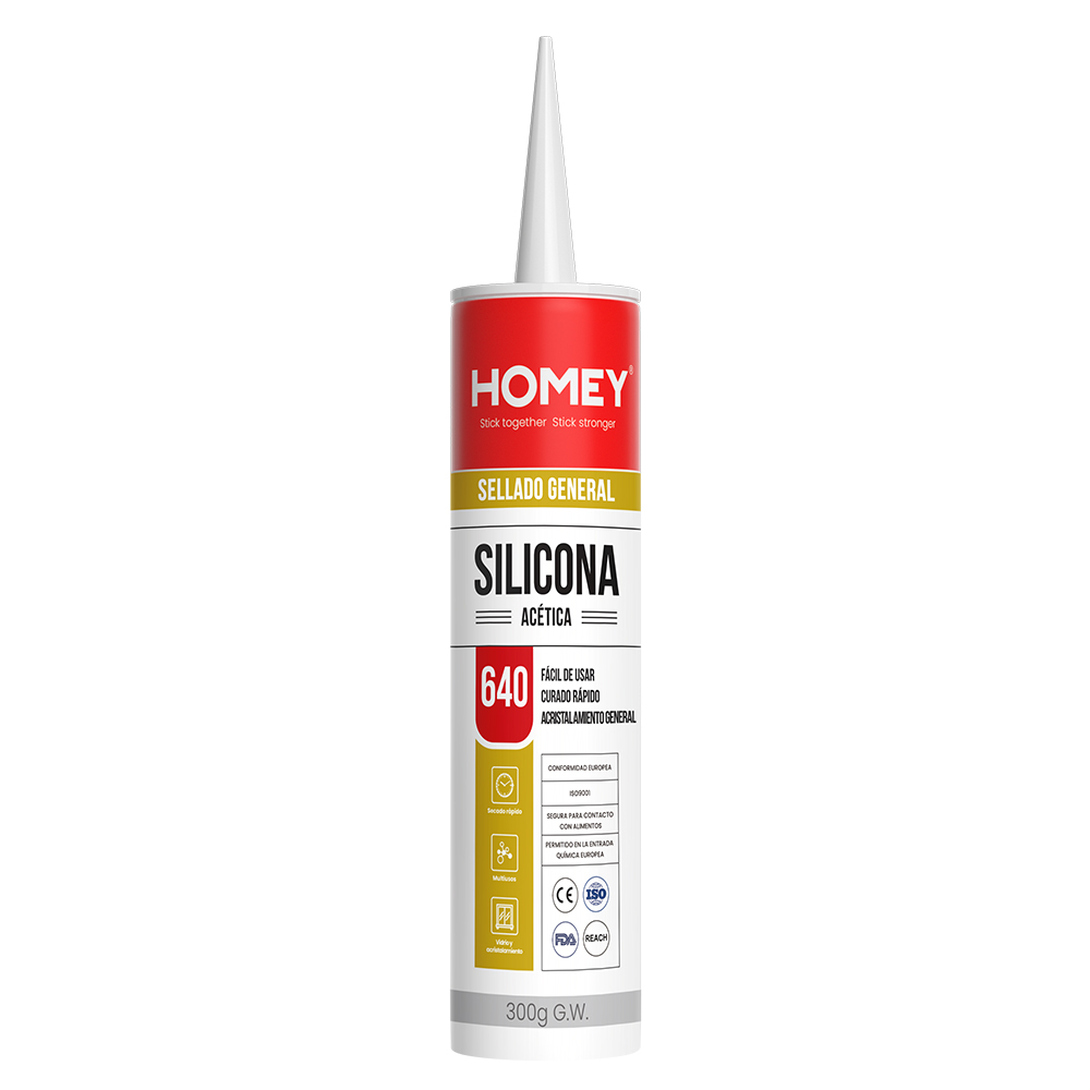 Silicona Acética 640 Homey