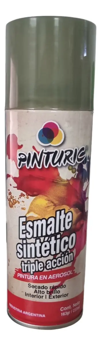 Pintura Esmalte Sintetico Gris perla Pinturic En Aerosol X 240Ml