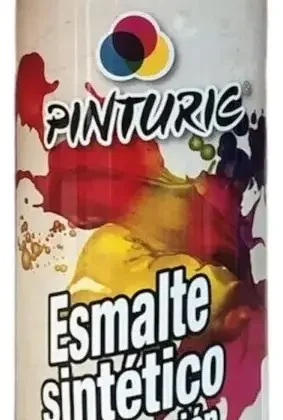 Pintura Esmalte Sintetico Negro Brillante Pinturic En Aerosol X 240 Ml