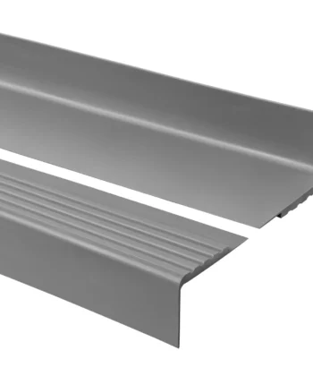 Perfil PVC Autoadhesivo Antideslizante Gris 58mm X 10m